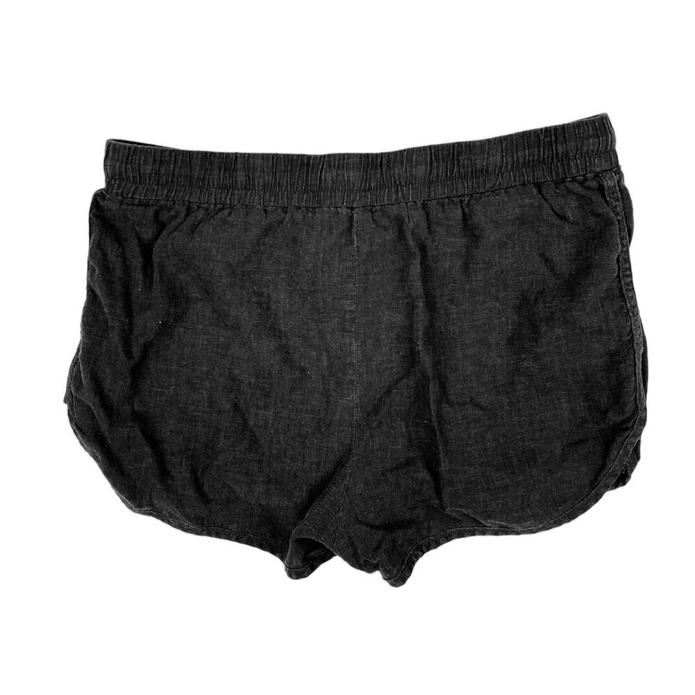 Bcbgeneration Black Linen Drawstring Mid Rise Sim… - image 2